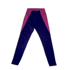 WILO The Label Women's Small Colorblock Blue Pink Leggings Pants Size Medium